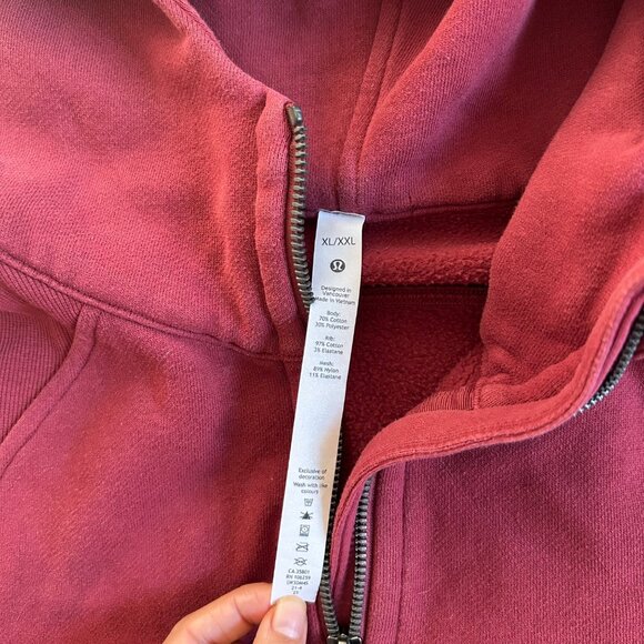 Lululemon Womens Sz L/XL Scuba Oversized Half-Zip Hoodie - Picture 10 of 12